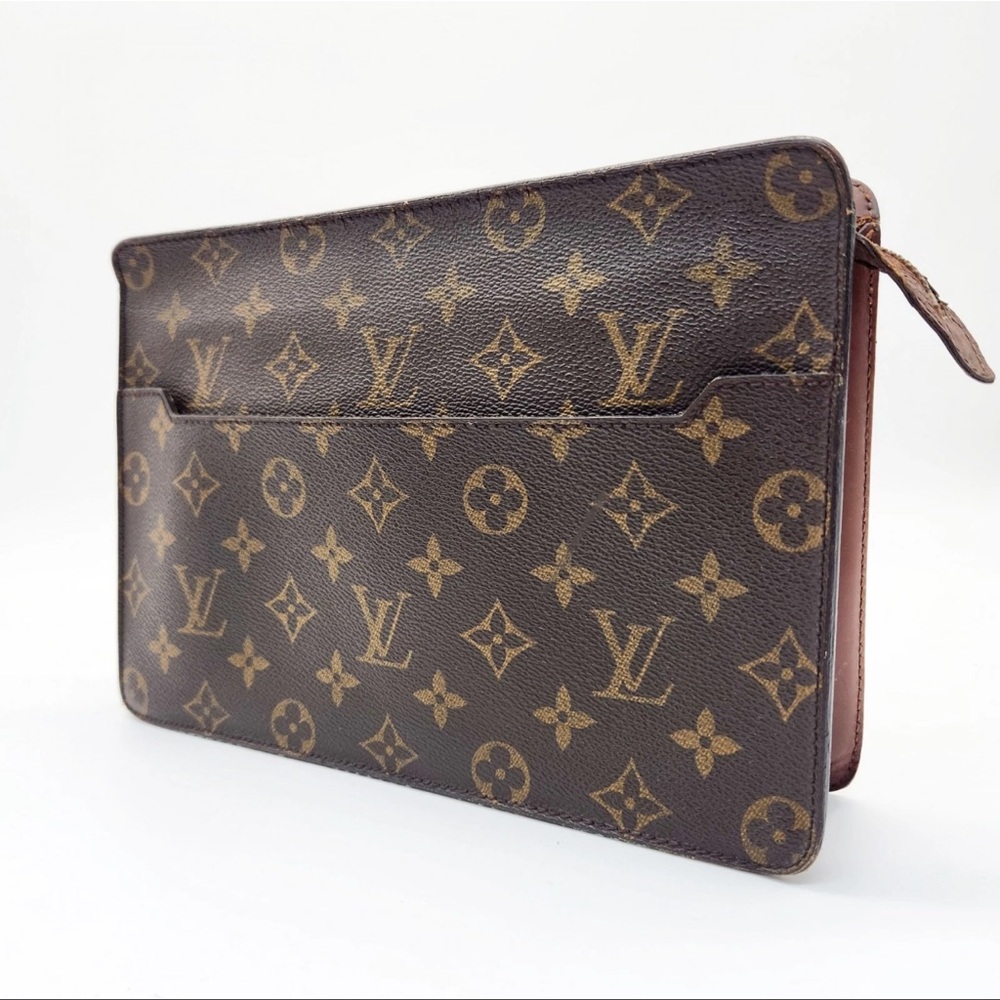 Louis Vuitton Brown Monogram Clutch